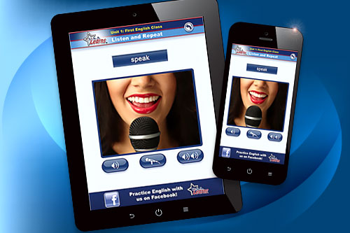 Practice English pronunciation with USA Learns English Apps